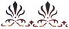 Pro Faux Stencils - Victorian Frond Design -