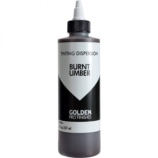 GOLDEN Pro Finishes – Tinting Dispersion: Burnt Umber