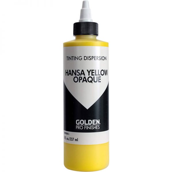 GOLDEN Pro Finishes – Tinting Dispersion: Hansa Yellow Opaque