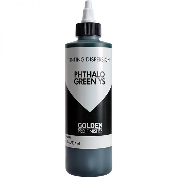 GOLDEN Pro Finishes – Tinting Dispersion: Phthalo Green YS